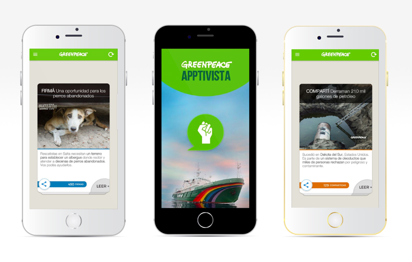 Greenpeace Apptivista screenshot 1