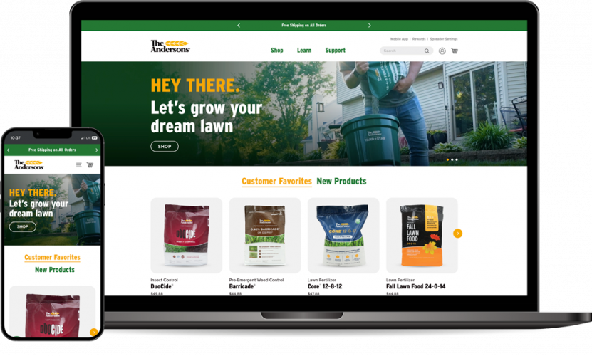 eCommerce Site & Mobile App - The Andersons screenshot 1