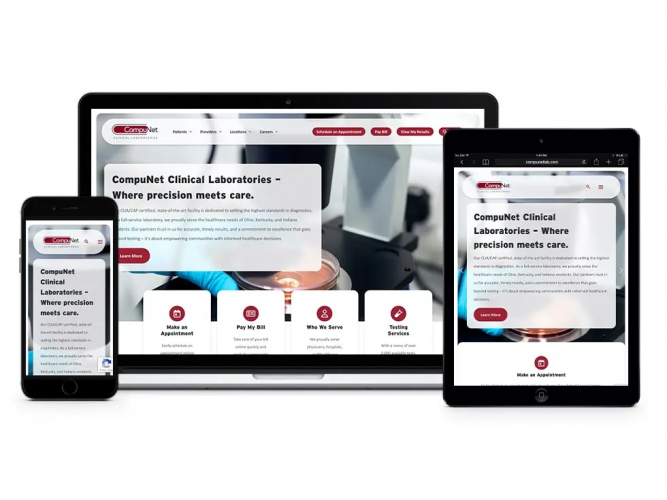 Web Application - CompuNet Patient Scheduling Application  screenshot 1