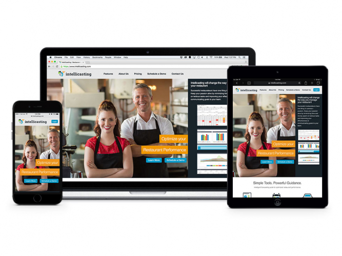 SaaS Application - Intellicasting screenshot 1