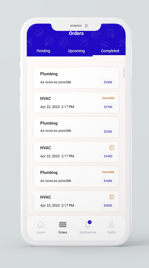Fixn: A New Digital Ecosystem for Contractor Services | Web & Mobile App screenshot 1
