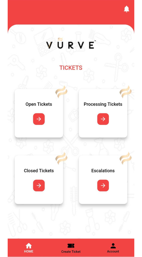 Vurve Internal Ticketing System screenshot 1