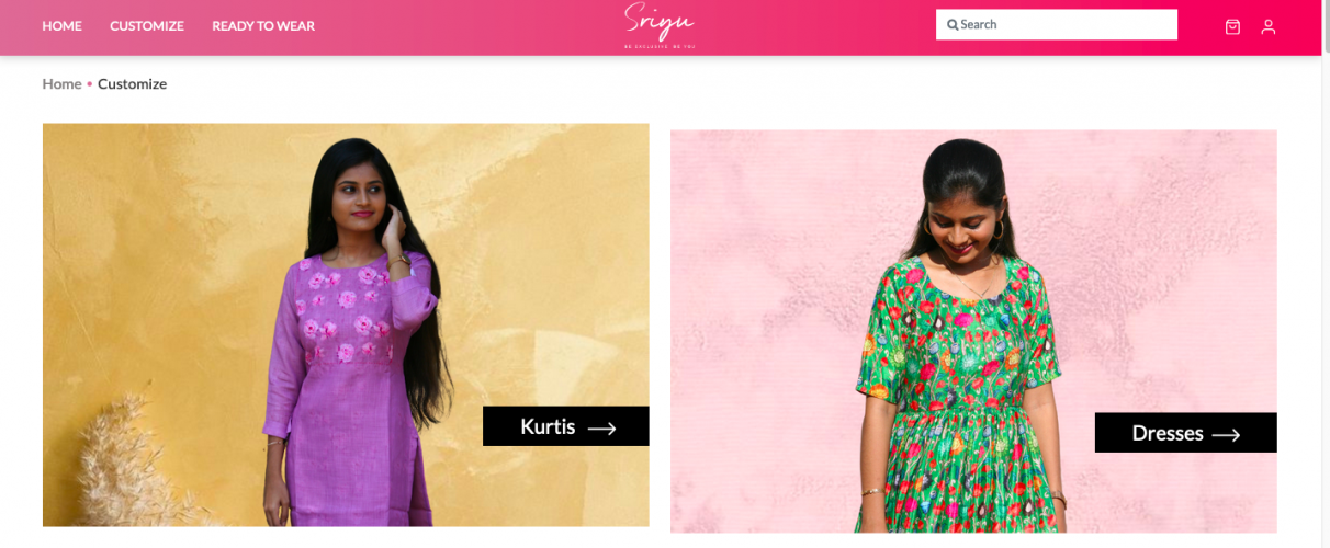 Custom Design E-commerce screenshot 3