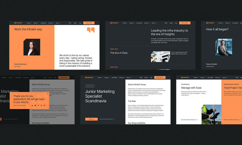 Infrakit Website screenshot 4