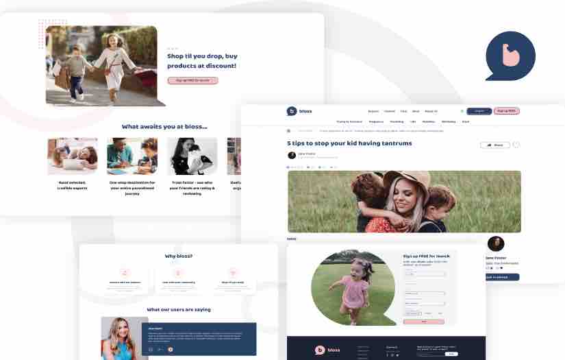 Bloss - an education platform for parents screenshot 1