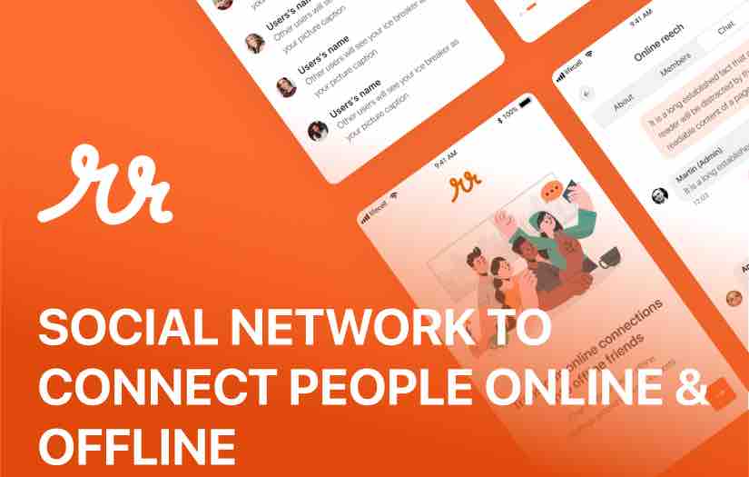 Reechr –  Social Network to Connect People screenshot 1