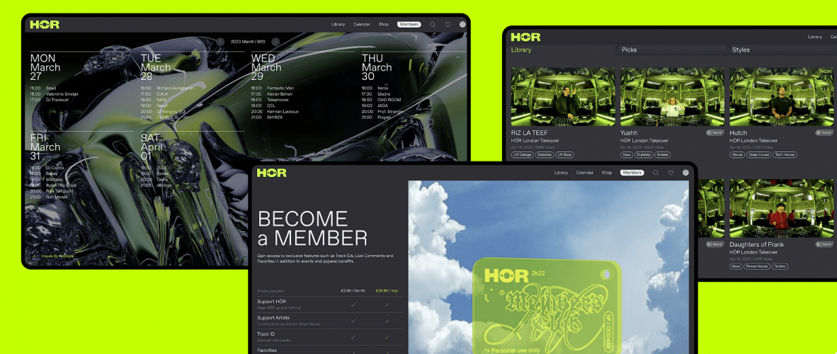 Hör - Berlin Streaming DJ platform screenshot 1