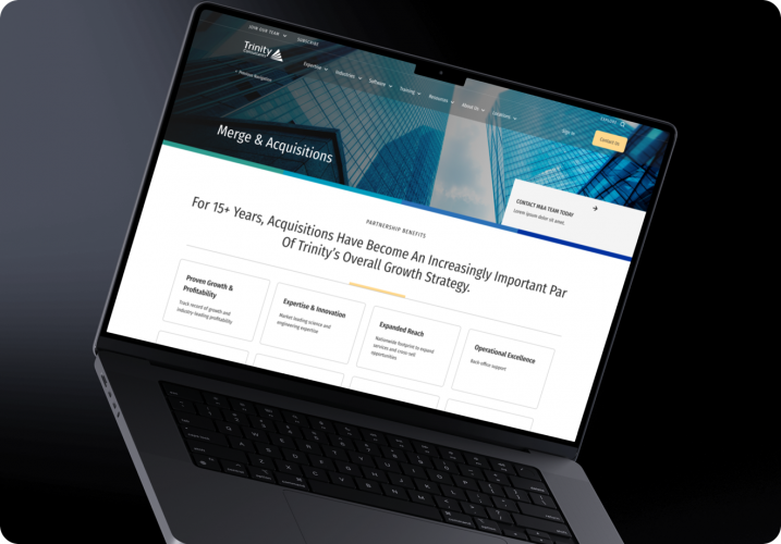 TRINITY CONSULTANTS WORDPRESS WEBSITE screenshot 4