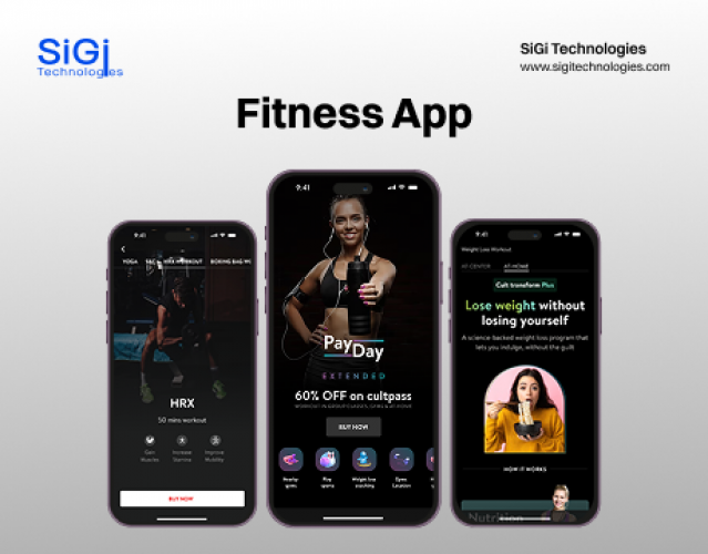 Fitness Training & Gym Equipment E-Commerce Mobile Application screenshot 1