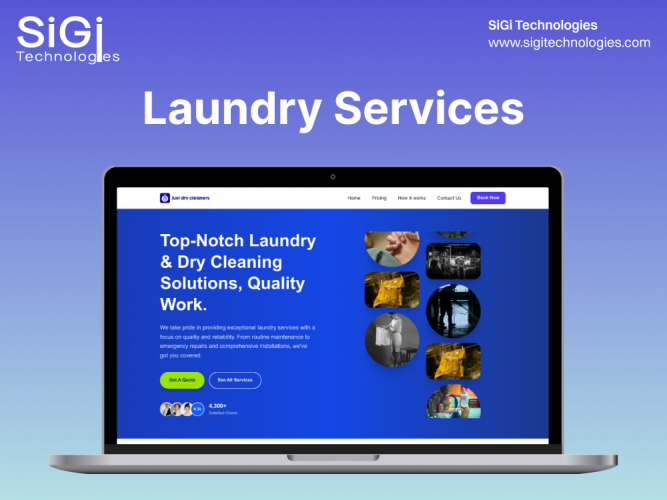 On-Demand Laundry & Dry Cleaning Service Web Platform screenshot 1