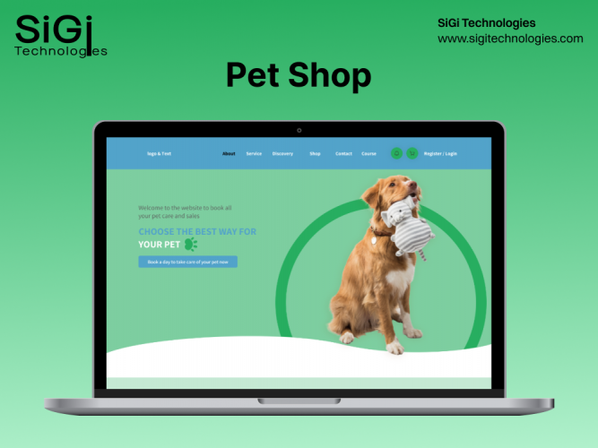 Pet Shop - Pet Supplies & Accessories Online Store Web Application screenshot 1