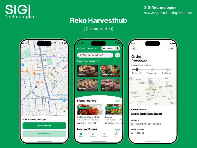 Reko Harvesthub - Grocery & Medical Store Online Shopping Mobile Application screenshot 1