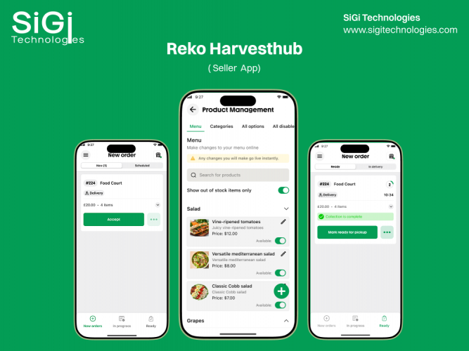 Reko Harvesthub – Vendor Store Management & Inventory Control Application screenshot 1