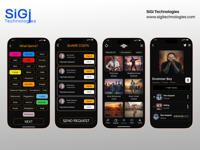 Recording Studio & Music Session Booking App screenshot 1