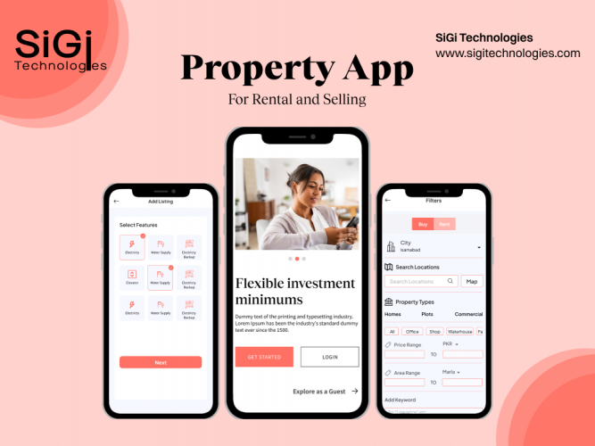 Real Estate Property Investment & Trading Mobile Application screenshot 1