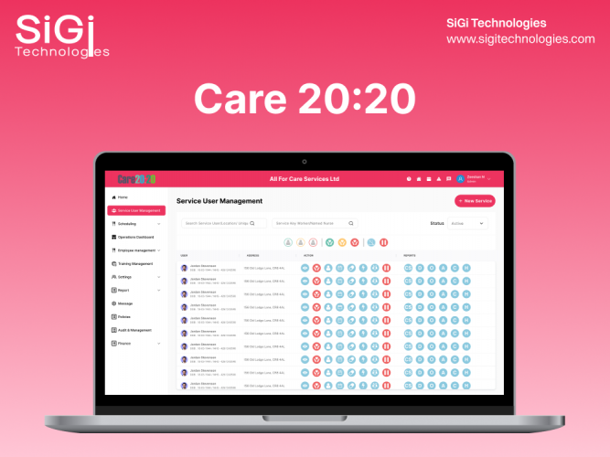 Care 20:20 – Patient Health Monitoring & Medical Management Platform screenshot 1