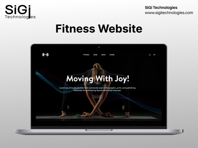 Gym & Fitness Training Website screenshot 1