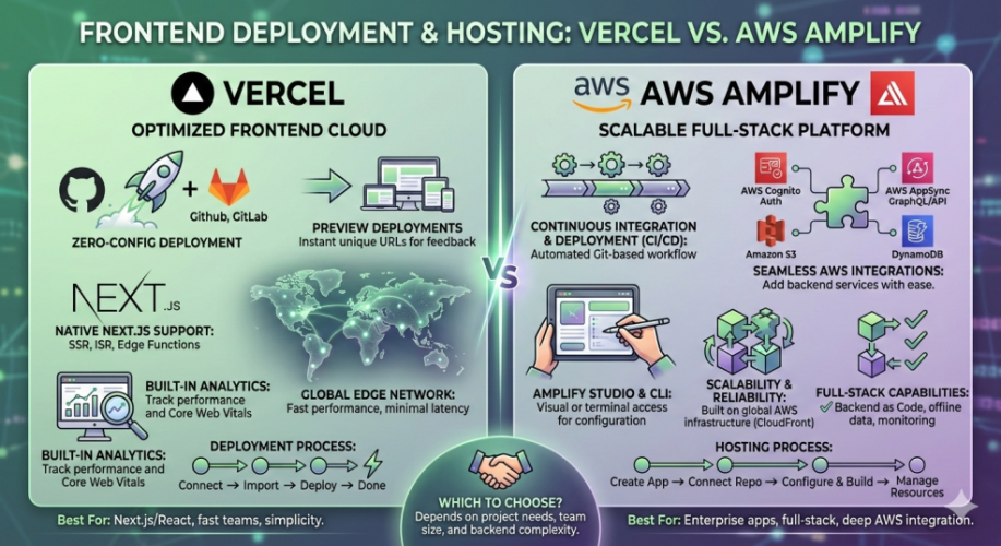 Frontend Deployment and Hosting on Vercel and AWS Amplify screenshot 1