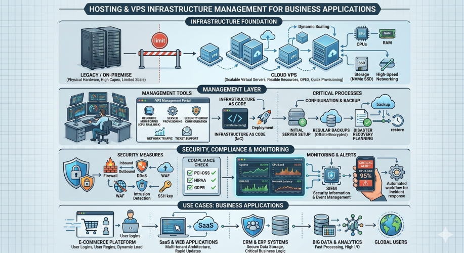 Hosting and VPS Infrastructure Management for Business Applications screenshot 1