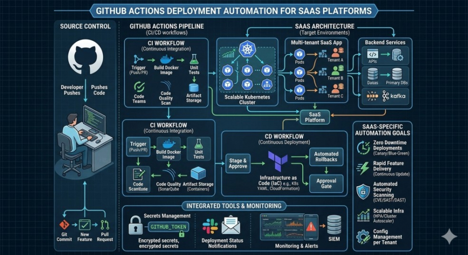 GitHub Actions Deployment Automation for SaaS Platforms screenshot 1