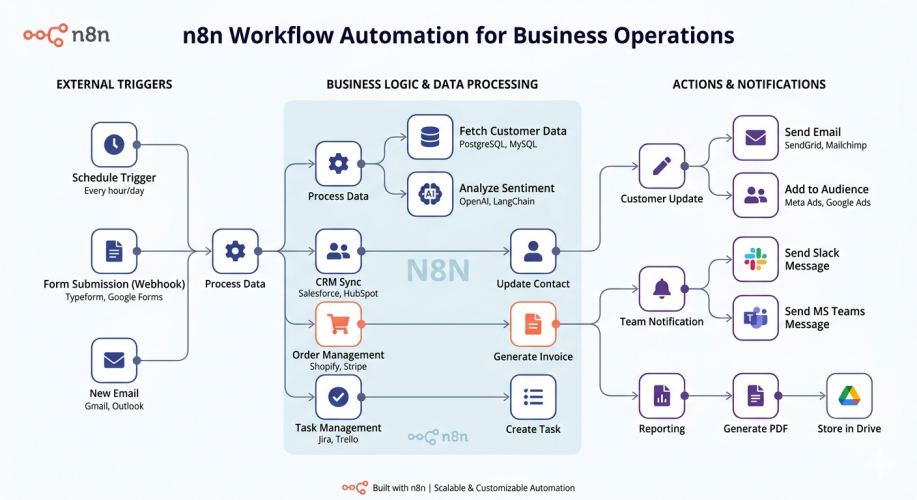 n8n Workflow Automation for Business Operations screenshot 1