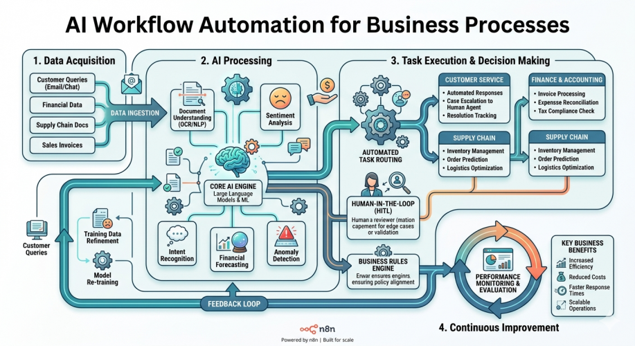 AI Workflow Automation for Business Processes screenshot 1
