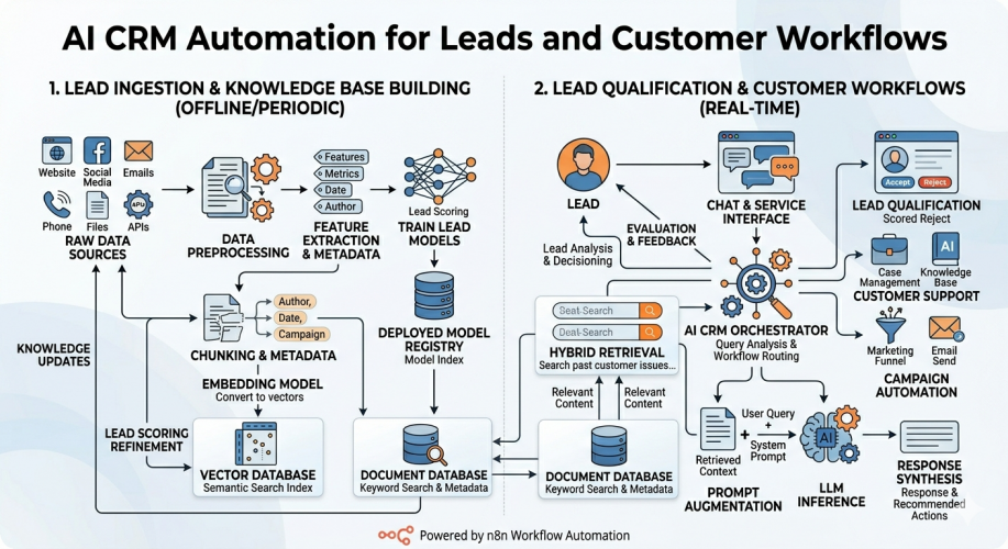 AI CRM Automation for Leads and Customer Workflows screenshot 1