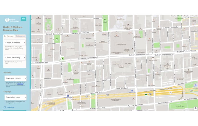 McGill University - Wellness Map screenshot 1