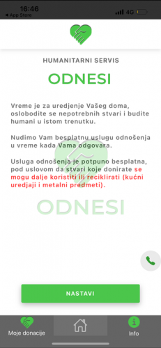 Odnesi - Cross-Platform Application screenshot 4