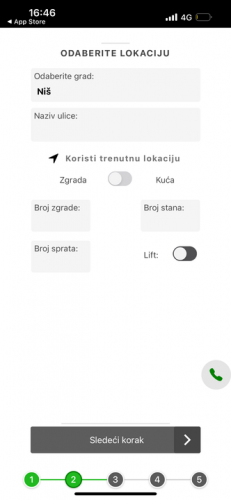 Odnesi - Cross-Platform Application screenshot 1