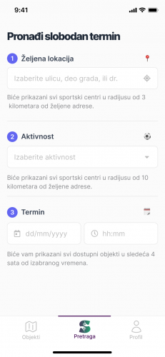 Sportymate - Cross-Platform Application screenshot 2
