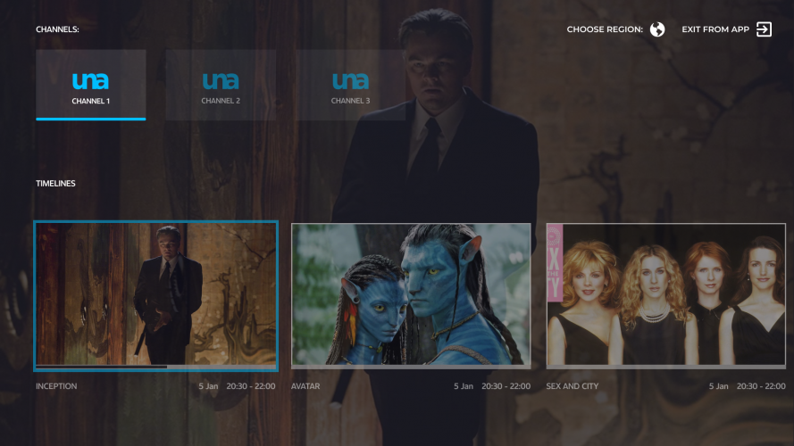 Una TV - Smart TV Application screenshot 3