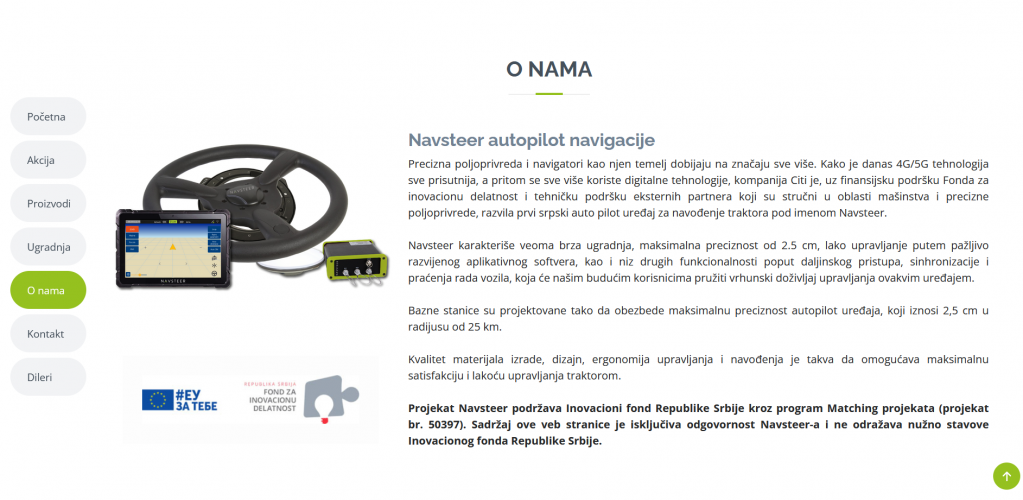 Navsteer - Web Platform & Tablet navigation screenshot 2