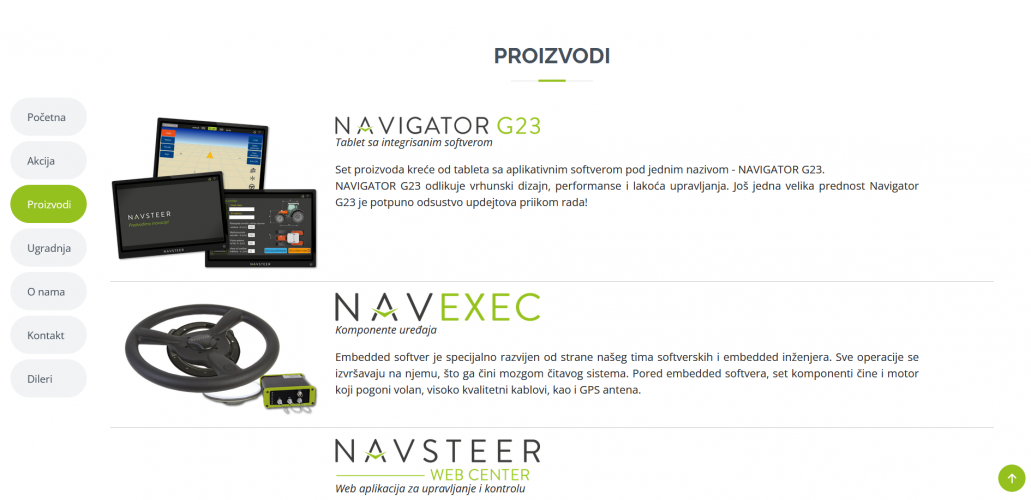 Navsteer - Web Platform & Tablet navigation screenshot 3