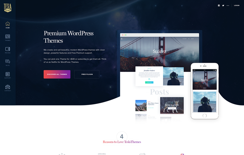 Teslathemes screenshot 1