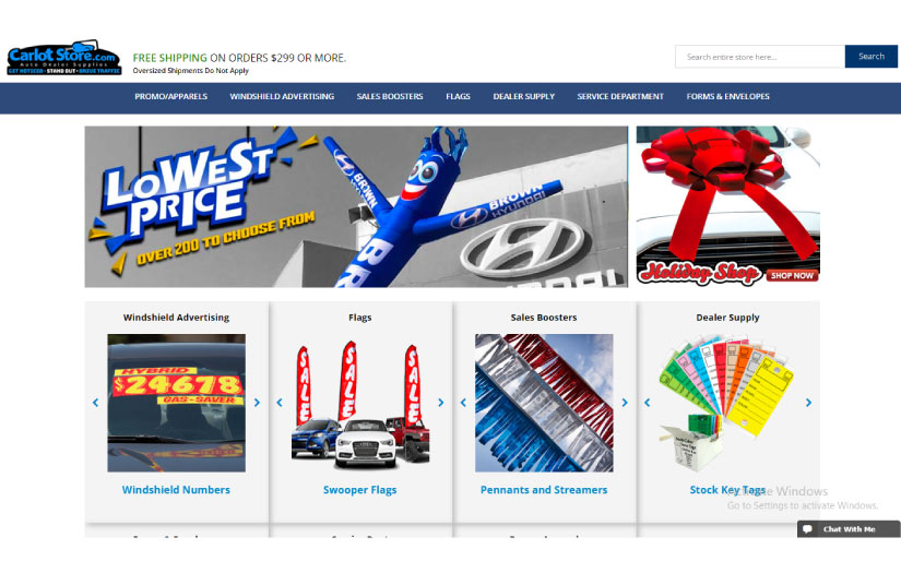 Carlot Store screenshot 1