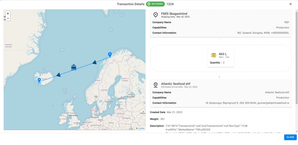 Fish Auctions Data  Integration with Customer CRM System screenshot 1