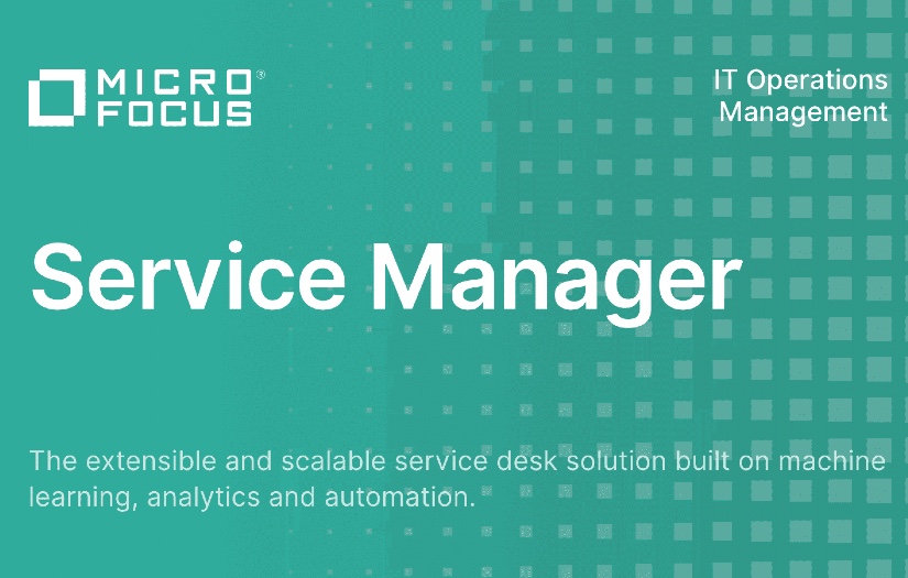Micro Focus Service Manager implementation screenshot 1