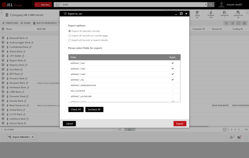 Custom CRM Development and Cloud Migration for JLL screenshot 2