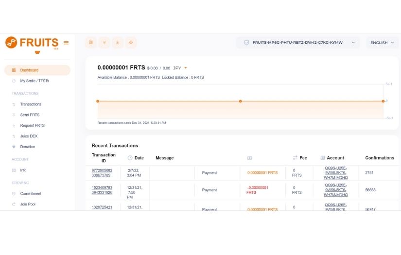 A Blockchain PoC Application with Various Function screenshot 2