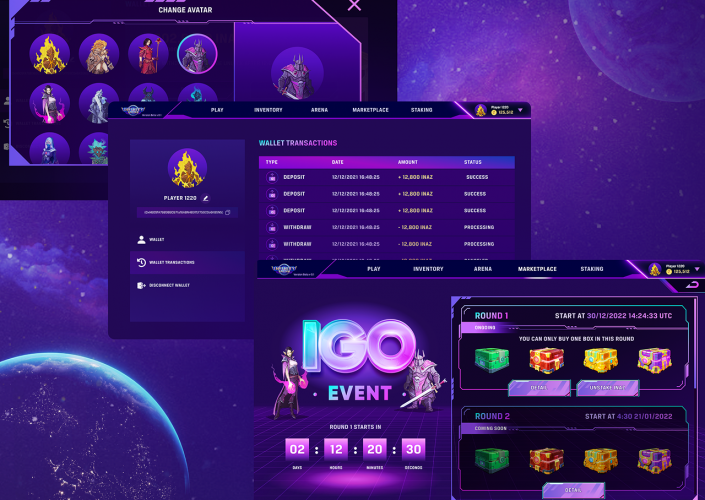 Engaging NFT Game for Mining & Card Battles screenshot 1