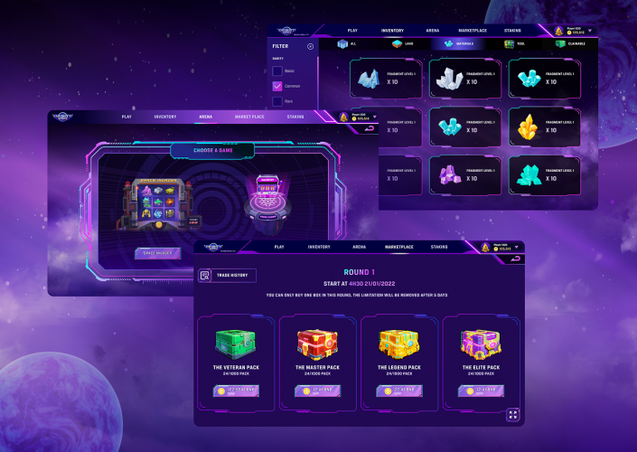 Engaging NFT Game for Mining & Card Battles screenshot 3