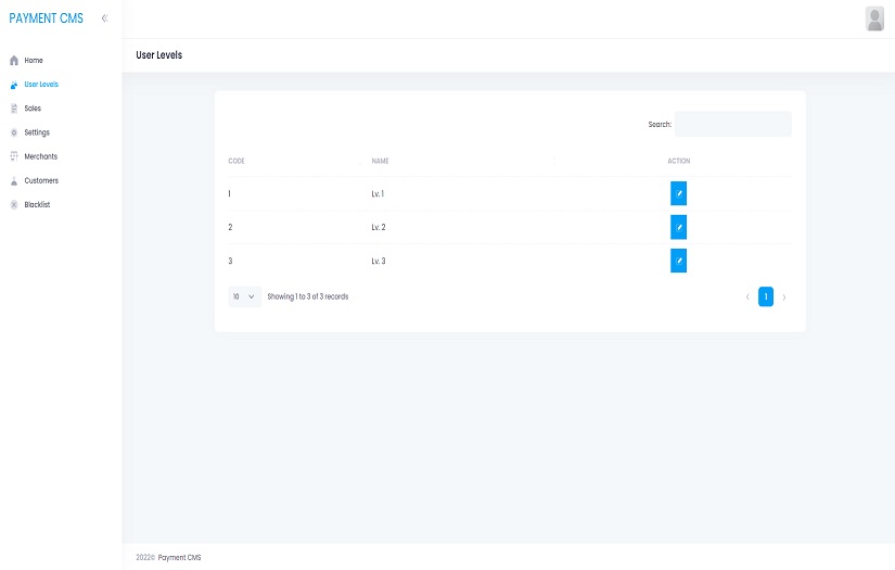 A High-Security CMS Website for Merchants with Payment Services screenshot 2