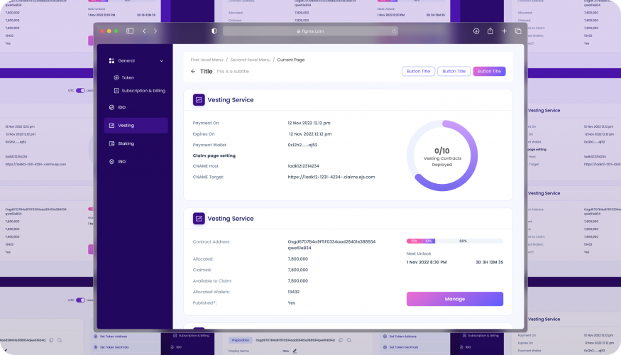 Blockchain Staking Web App for Token Rewards screenshot 4