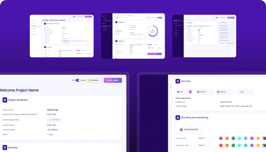 Blockchain Staking Web App for Token Rewards screenshot 3