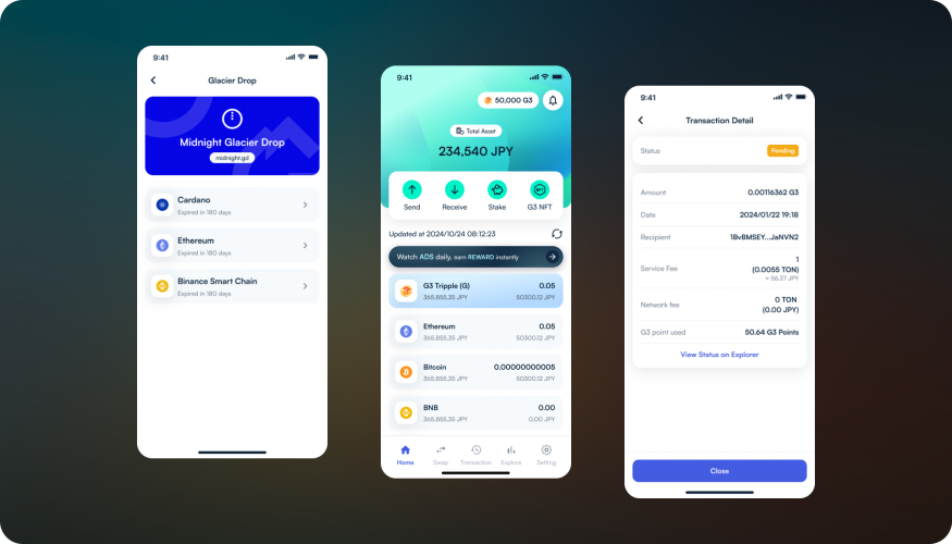 The Single Wallet Solution for Multi-Chain Crypto  screenshot 1