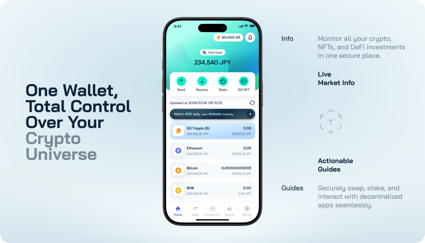 The Single Wallet Solution for Multi-Chain Crypto  screenshot 3