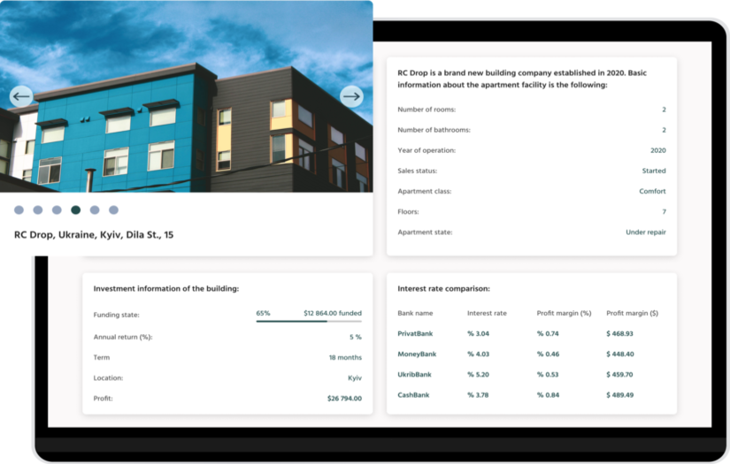 Crowd Investment PropTech Platform screenshot 2