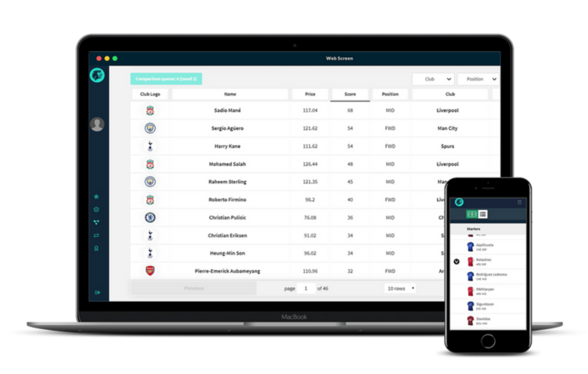 Fantasy Football App screenshot 1