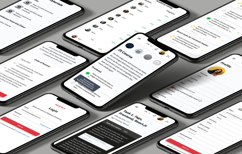 eLearning platform for in-house Academy screenshot 2
